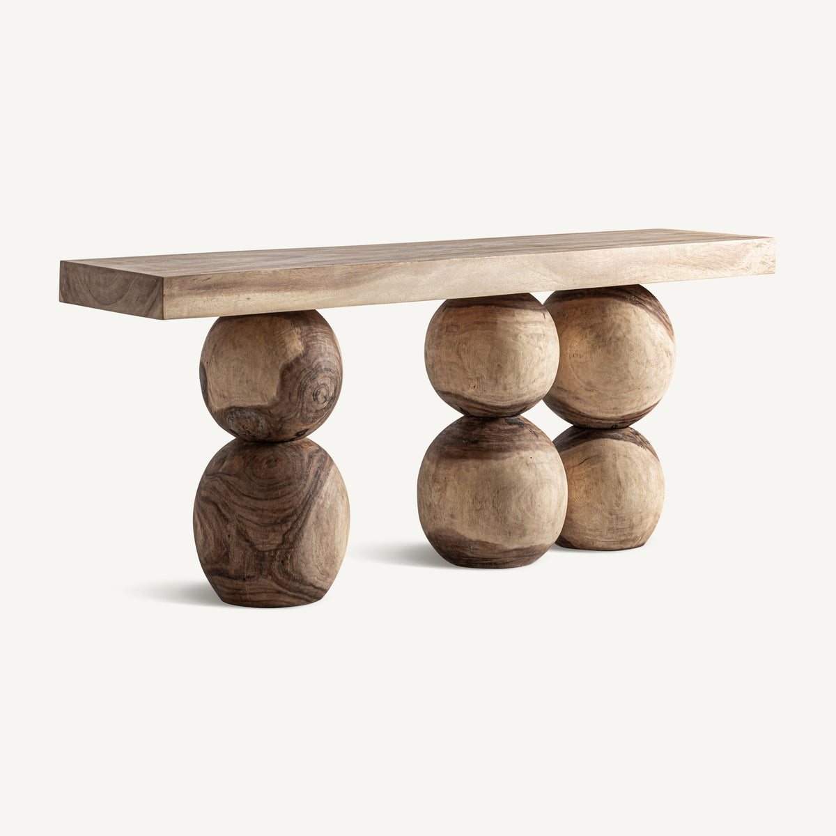 Consola Yarog — Madera suar marrón