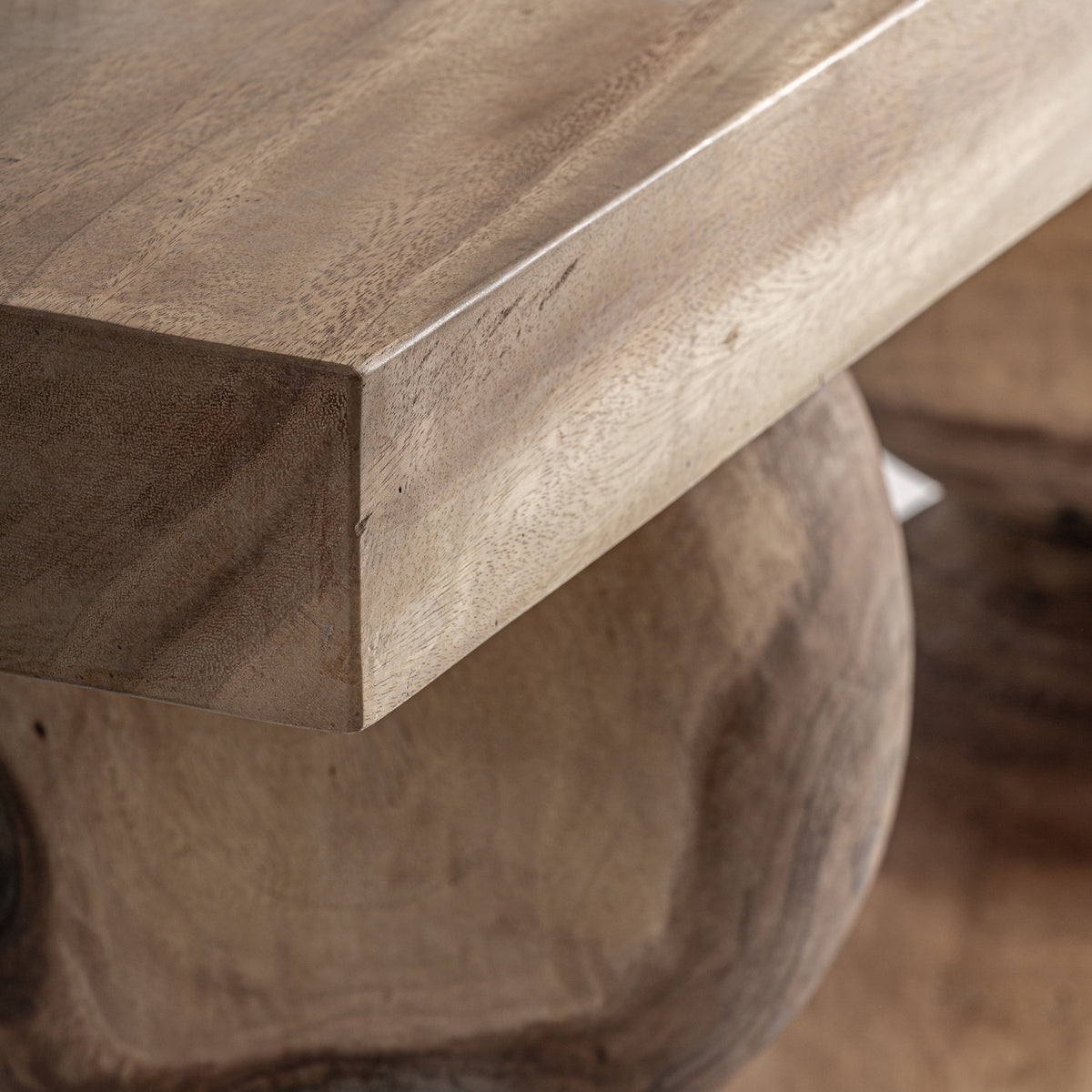 Consola Yarog — Madera suar marrón