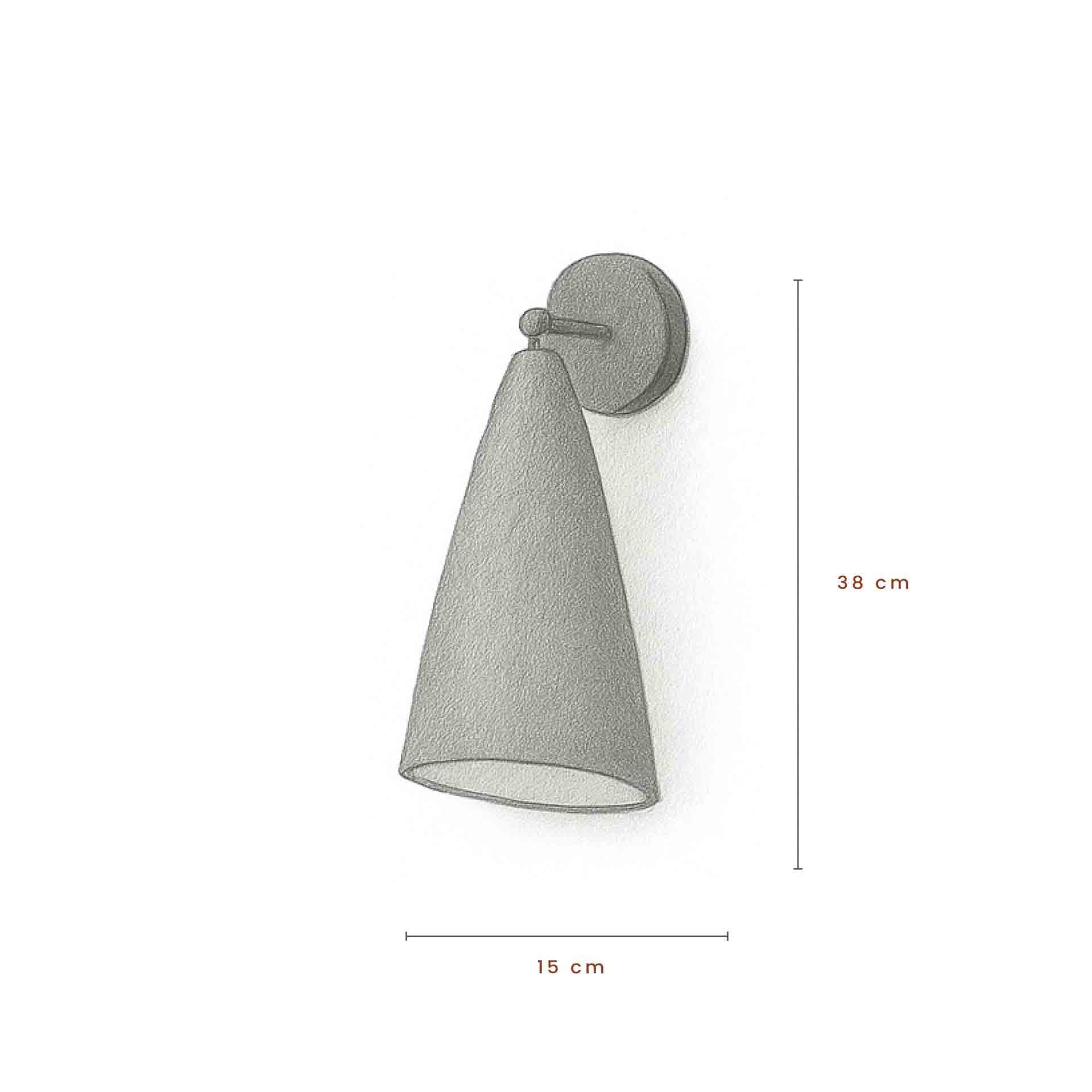 APLIQUE DE PARED COURO