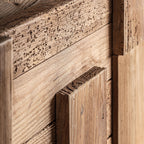 Crissey — Madera de pino reciclado marrón