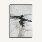 Cuadro Bastian — Lienzo tonos neutros