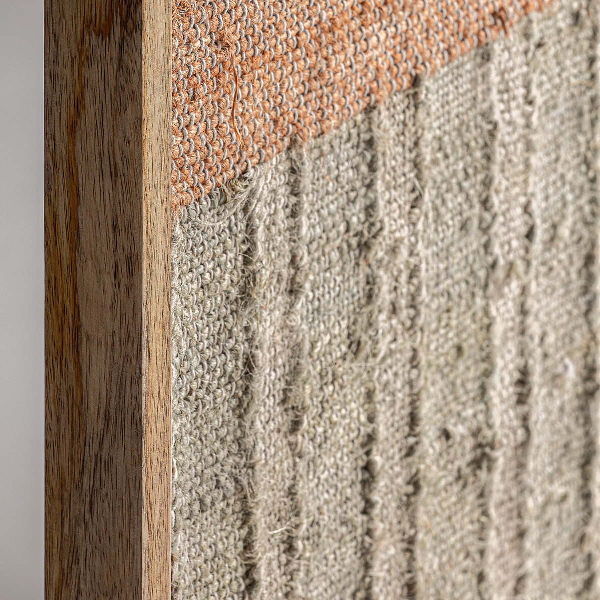 Cuadro Brahma — Madera de mango tonos en marrón artesanal