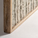 Cuadro Brahma — Madera de mango tonos en marrón artesanal