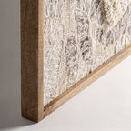 Cuadro Bram — Madera de mango tonos claros artesanal
