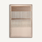 Cuadro Dalmar — Lienzo tonos en marrón artesanal
