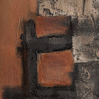 Cuadro Heftrich — Lienzo tonos oscuros