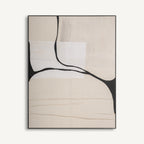 Cuadro Kai — Lienzo beige