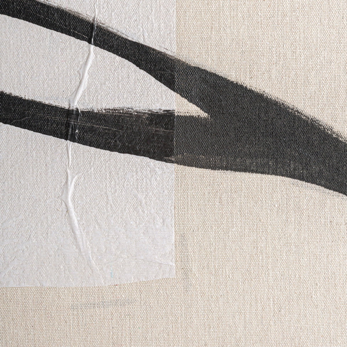 Cuadro Kai — Lienzo beige
