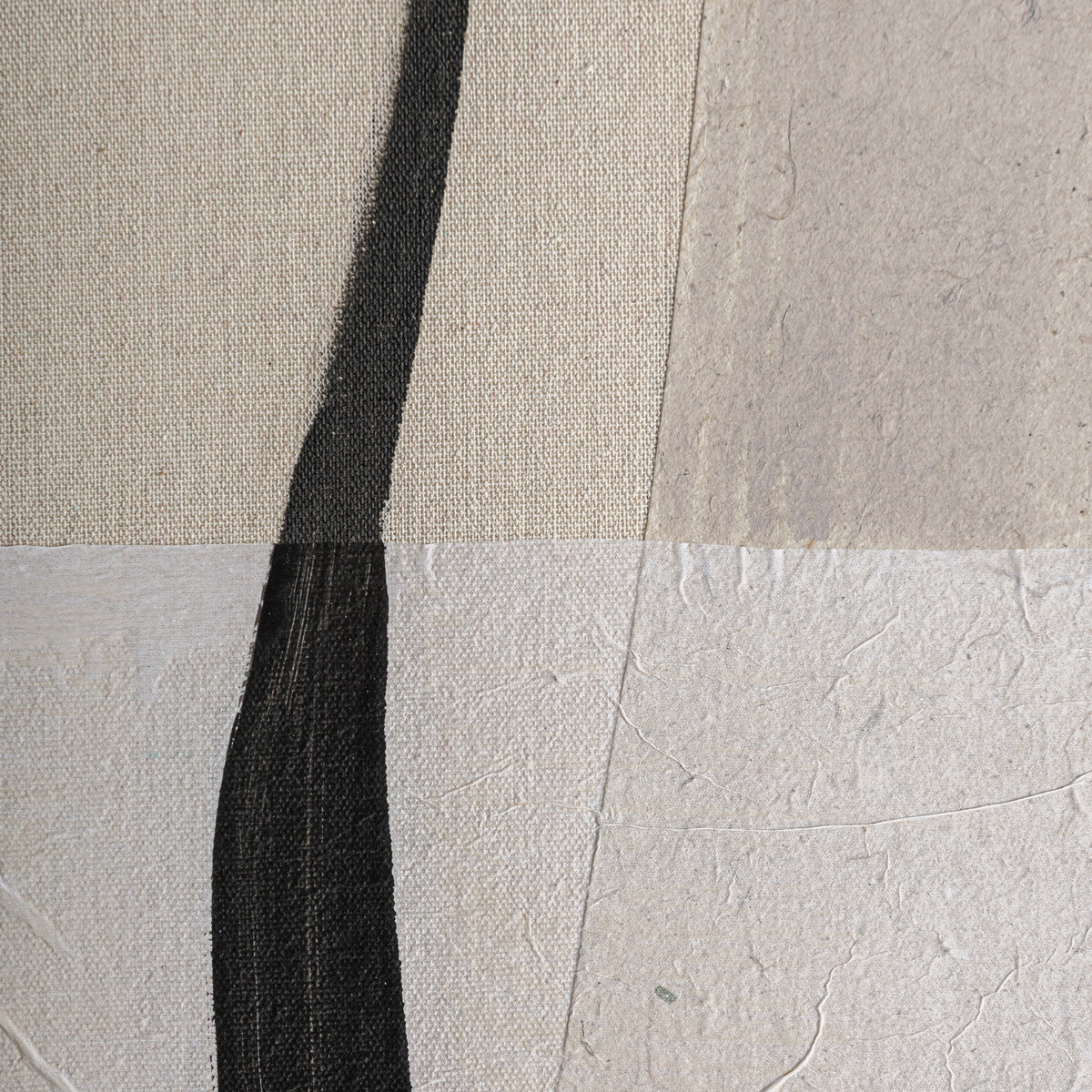 Cuadro Kai — Lienzo beige