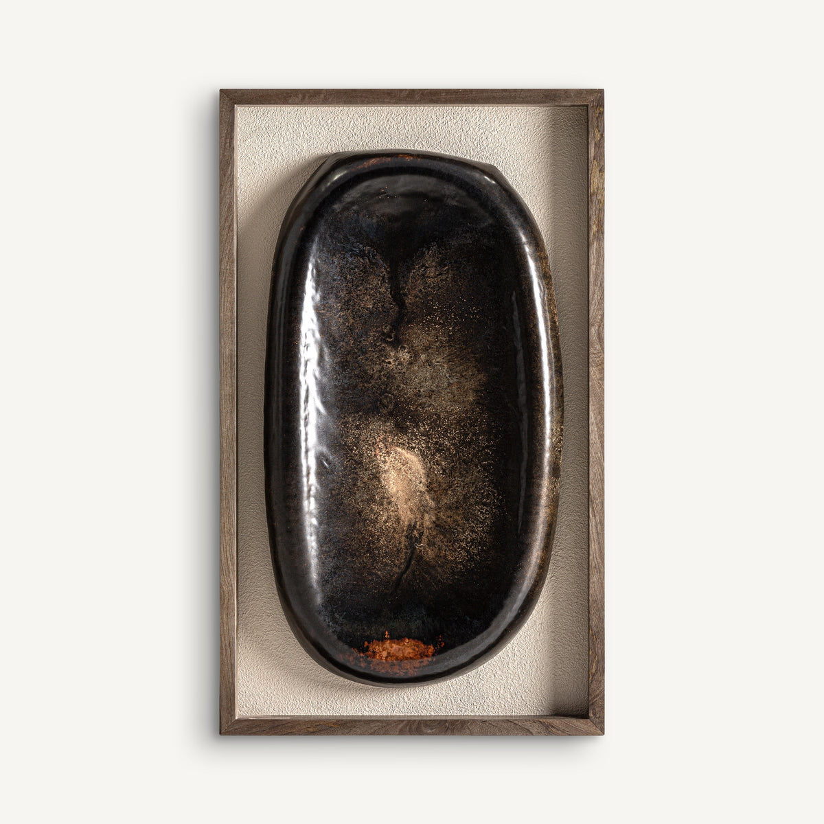 Cuadro — Madera de mango marrón