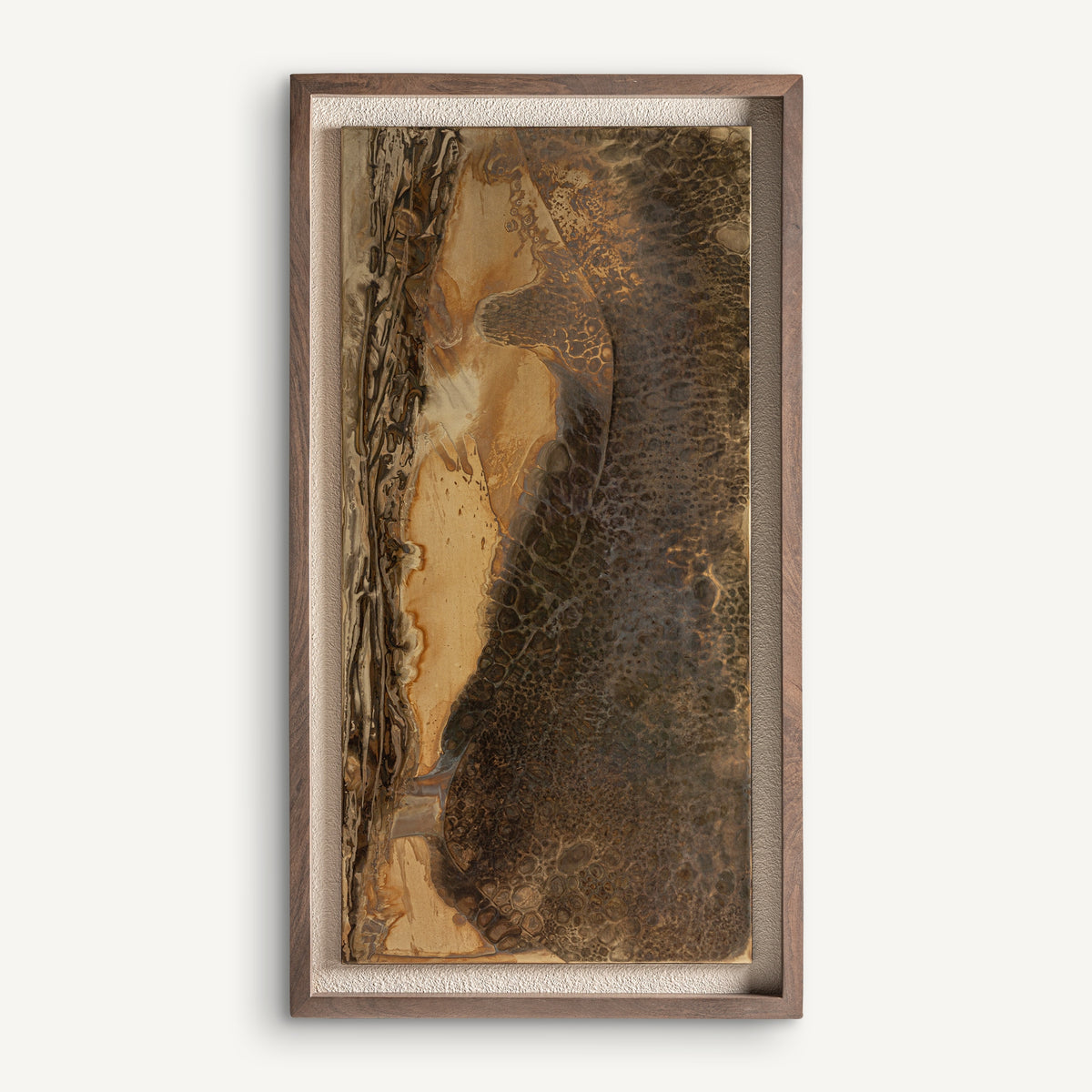 Cuadro — Madera de mango marrón
