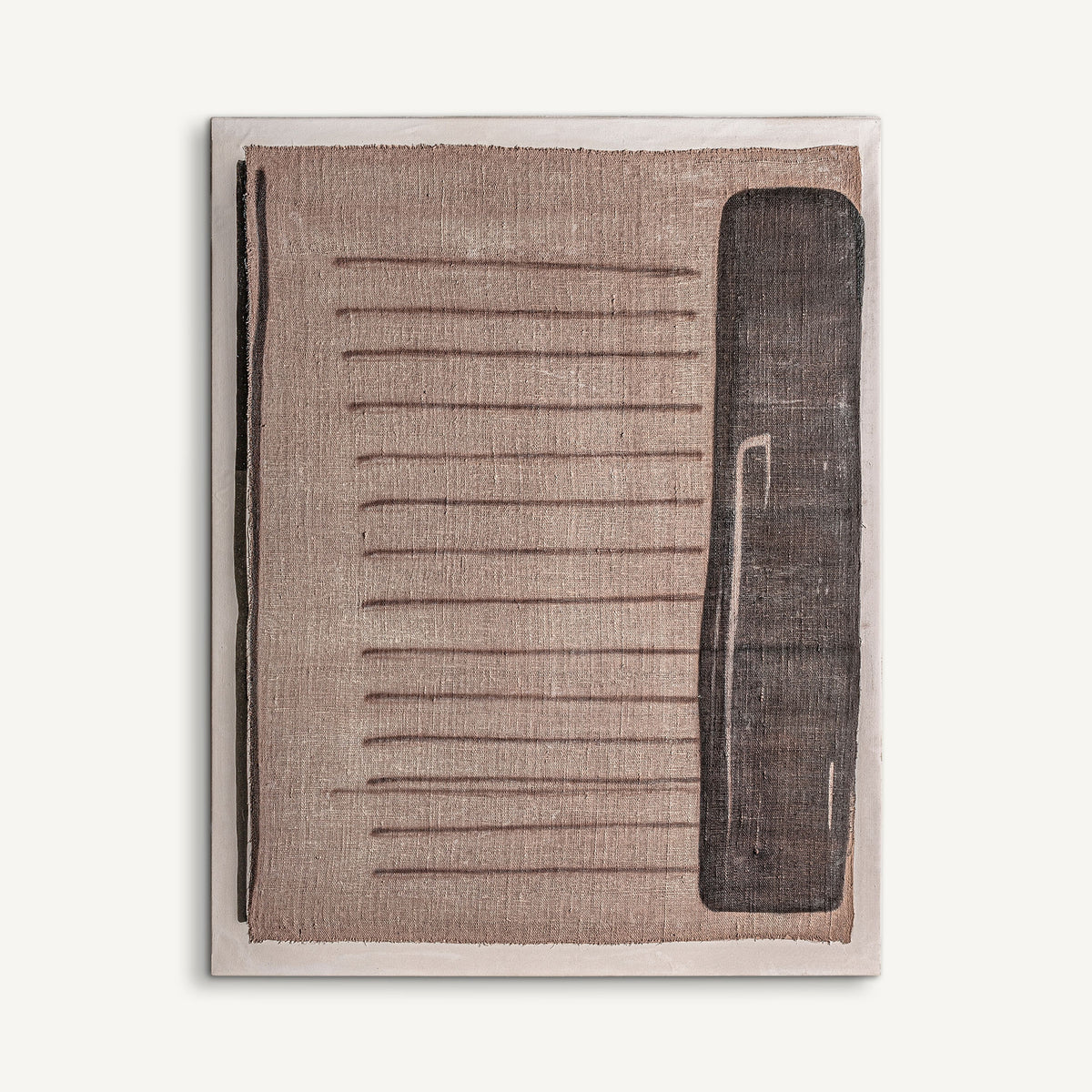 Cuadro Marcelo — Lienzo beige