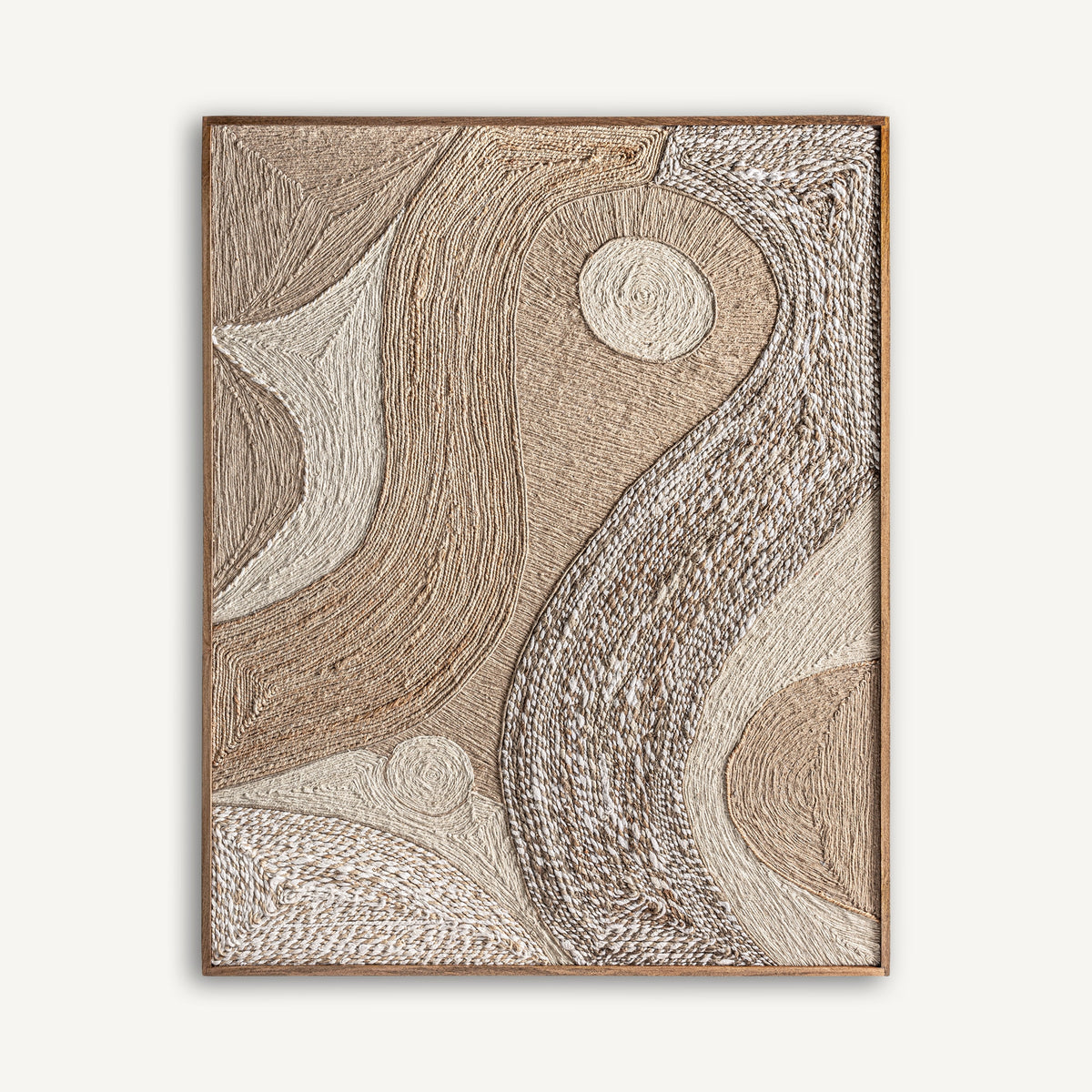 Cuadro Zeus — Madera de mango marrón claro