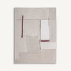 Cuadro Zilia — Lienzo blanco roto