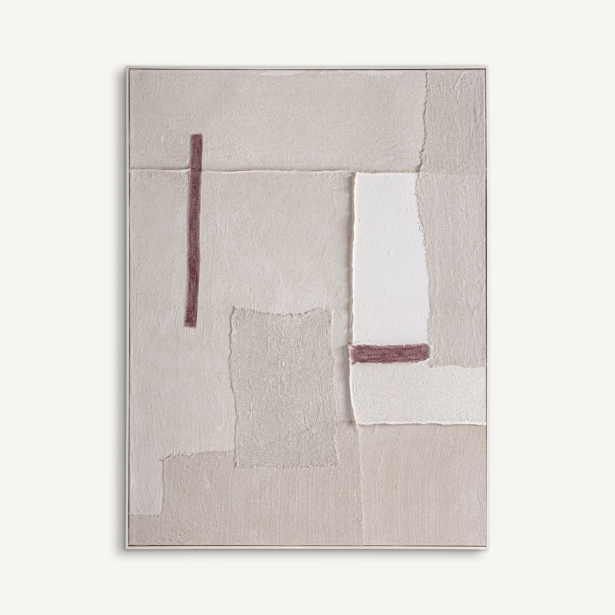Cuadro Zilia — Lienzo blanco roto