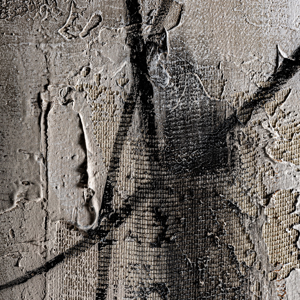 Enver — Lienzo tonos claros artesanal