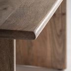 Escritorio Barlinek — Madera de mango marrón
