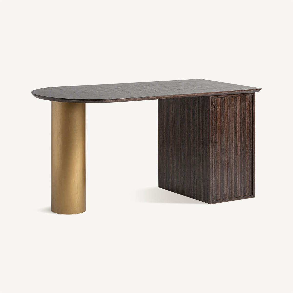 Escritorio Cheb — Madera de pino marrón