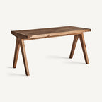 Escritorio Crissey — Madera de pino reciclado marrón