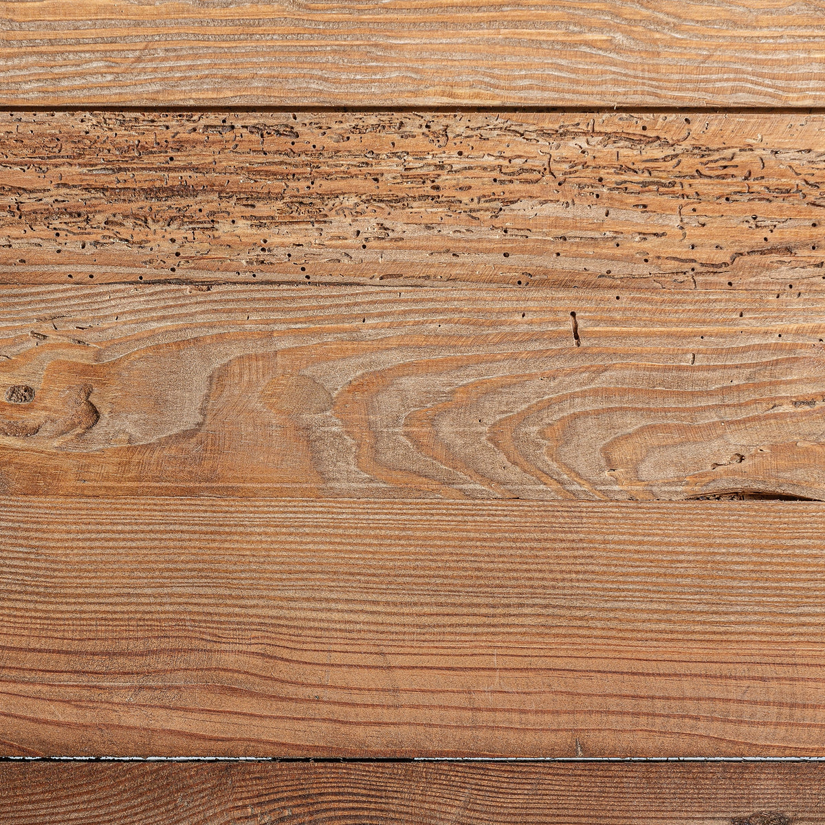Escritorio Crissey — Madera de pino reciclado marrón