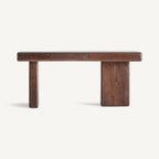 Escritorio Eyzies — Madera de acacia marrón