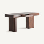 Escritorio Eyzies — Madera de acacia marrón