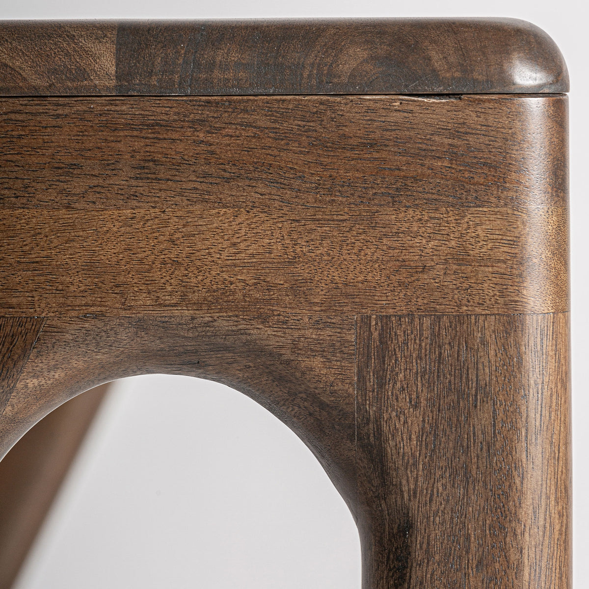 Escritorio Wilsau — Madera de mango marrón natural