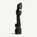 Escultura Harper — Madera de teca negro mate