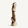 Escultura Harper — Madera de teca tonos en marrón natural
