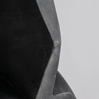 Escultura Hasan — Madera de teca negro
