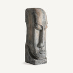 Escultura Khalid — Cemento gris envejecido