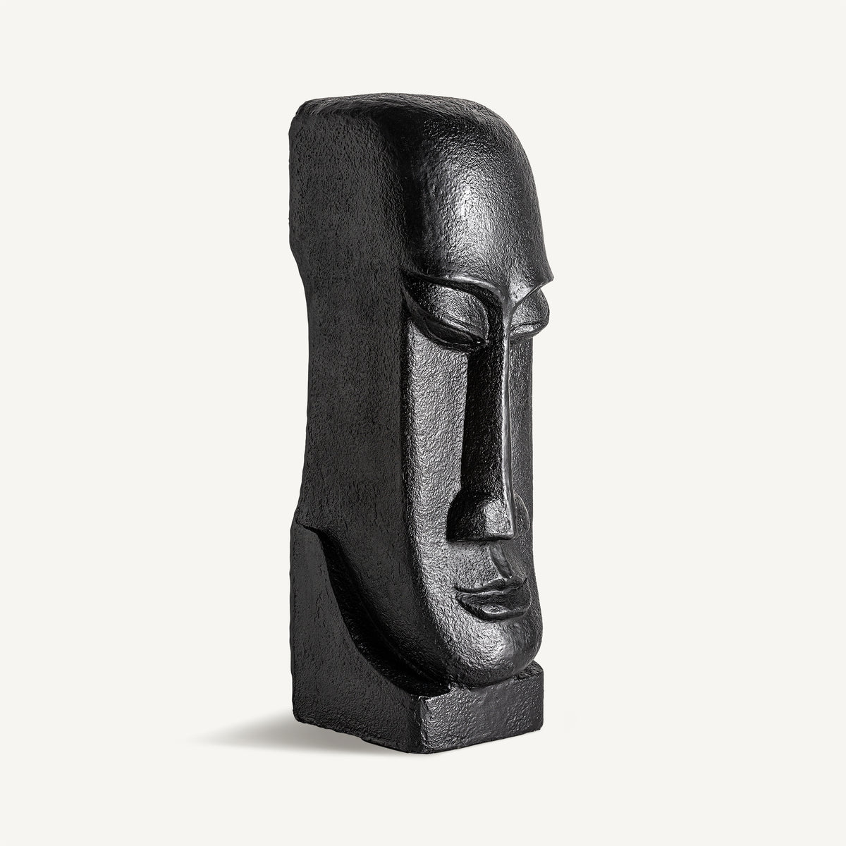 Escultura Khalid — Cemento negro