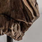 Escultura Marek — Madera tropical marrón envejecido
