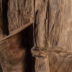 Escultura Marek — Madera tropical marrón envejecido