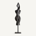 Escultura Pie Nala — Madera suar negro