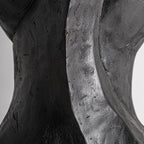 Escultura Pie Nala — Madera suar negro