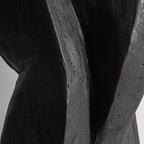 Escultura Pie Nala — Madera suar negro