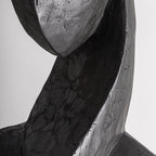 Escultura Pie Nala — Madera suar negro