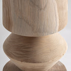 Escultura Stefan — Madera de teca marrón
