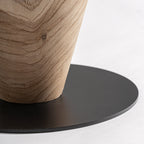 Escultura Stefan — Madera de teca marrón