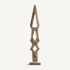 Escultura Teran — Madera suar marrón