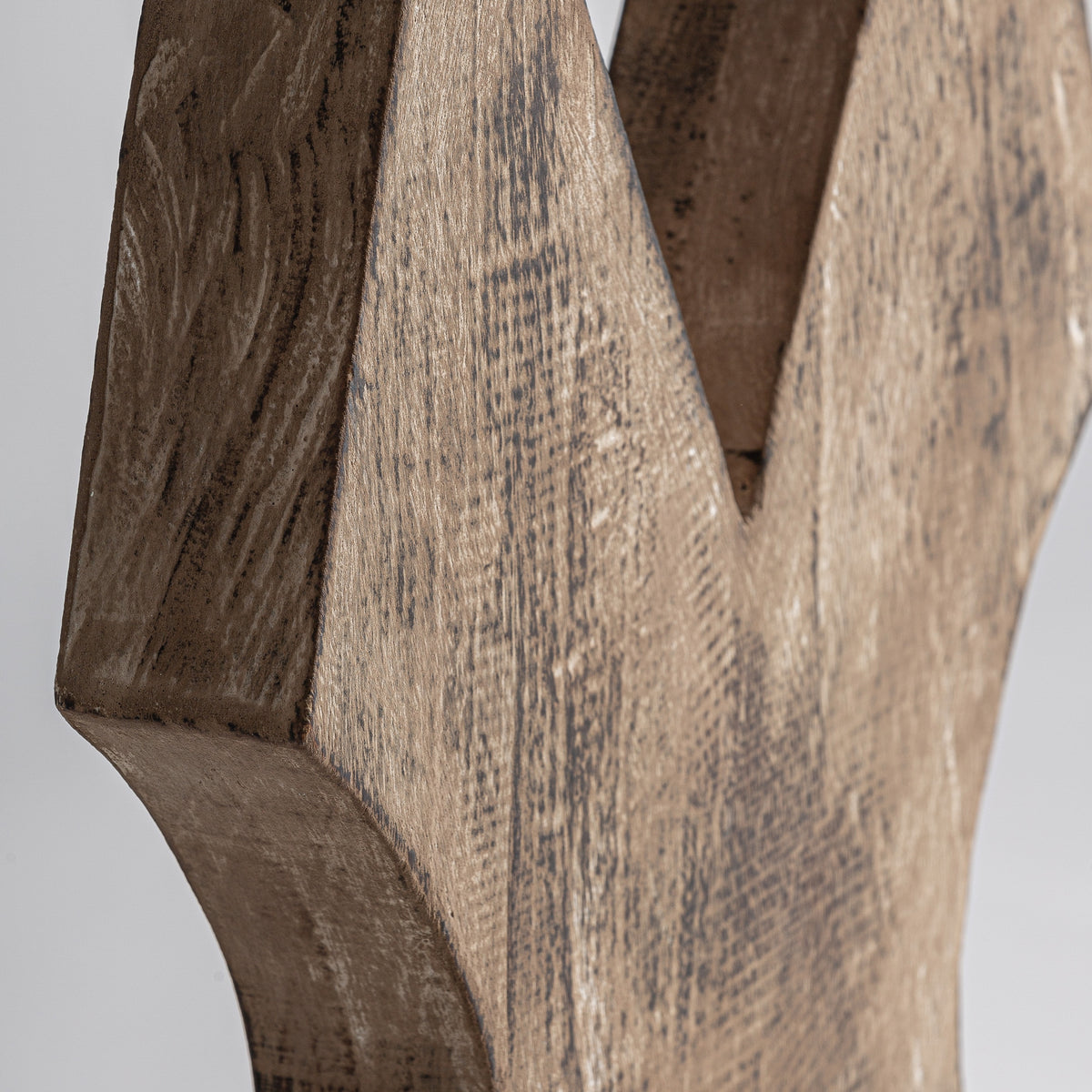 Escultura Teran — Madera suar marrón