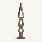 Escultura Teran — Madera suar marrón