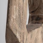 Escultura Teran — Madera suar marrón