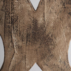 Escultura Teran — Madera suar marrón