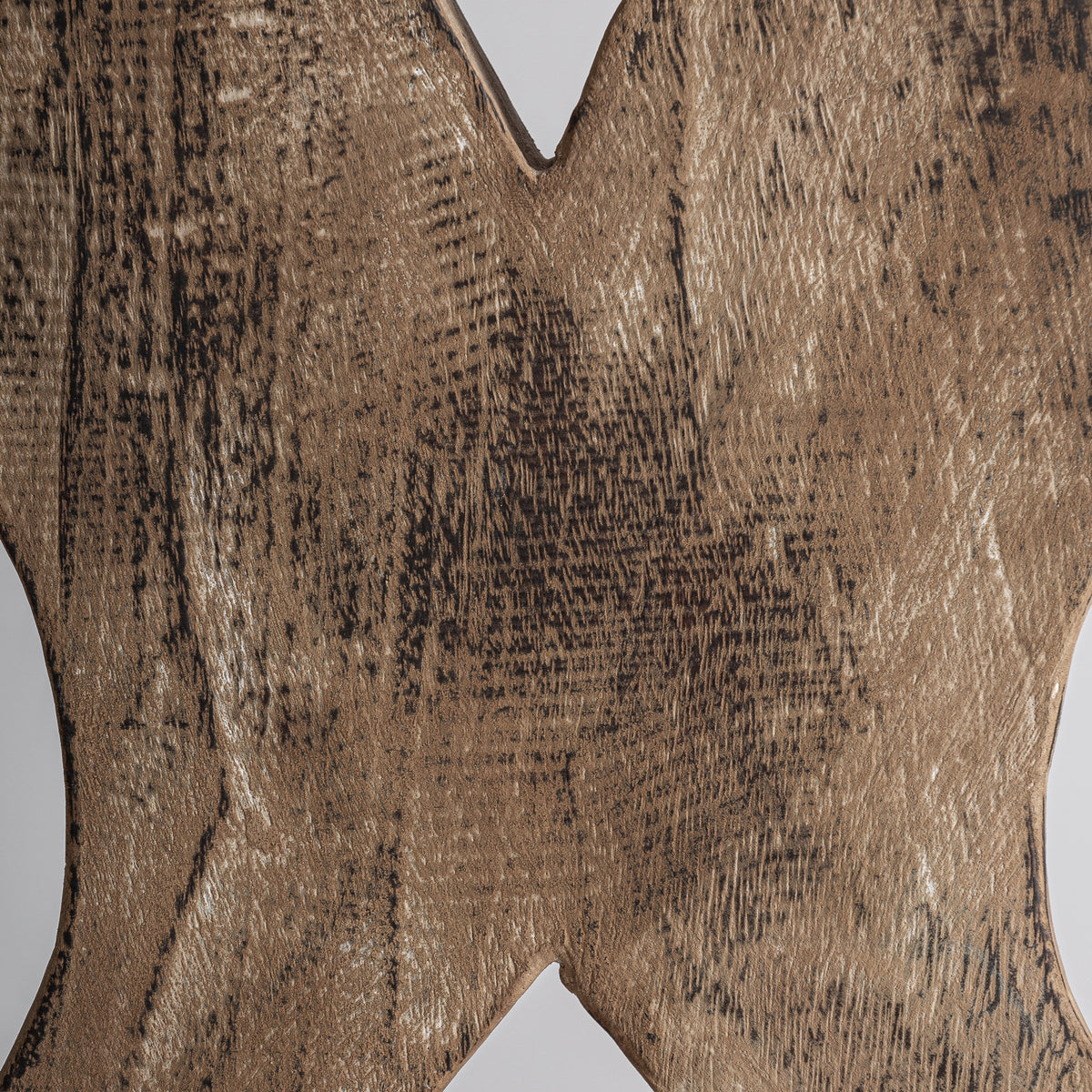 Escultura Teran — Madera suar marrón