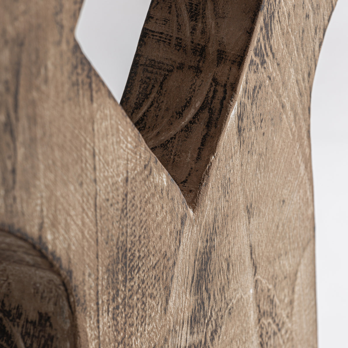 Escultura Teran — Madera suar marrón