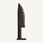 Escultura Waat — Madera suar marrón