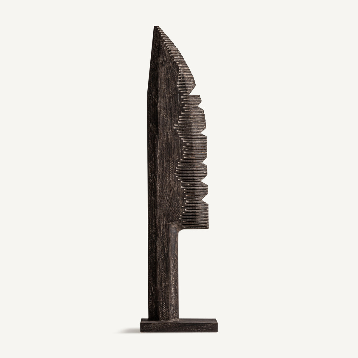 Escultura Waat — Madera suar marrón