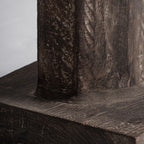 Escultura Waat — Madera suar marrón